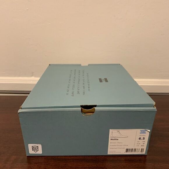 Tom’s lace up riding ankle lightweight leather boots size 6,5 cushionate insole - Picture 7 of 9